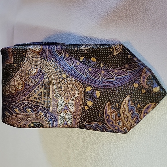 Robert Talbott Other - Robert Talbott Best Of Nordstrom Purple/Gold/Green Paisley Tie